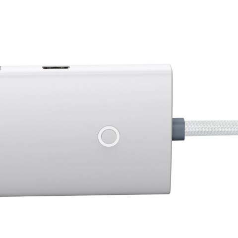 Baseus Lite Series przejściówka HUB USB Typ C - 4x USB 3.0 2m biały (WKQX030502) Baseus
