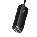Baseus Lite Series zewnętrzna karta sieciowa USB Typ C - RJ-45 1Gbps (1000Mbps) czarny (WKQX000301) Baseus