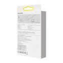 Baseus Lite Series zewnętrzna karta sieciowa USB Typ C - RJ-45 1Gbps (1000Mbps) czarny (WKQX000301) Baseus
