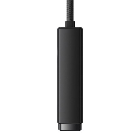 Baseus Lite Series zewnętrzna karta sieciowa USB Typ C - RJ-45 1Gbps (1000Mbps) czarny (WKQX000301) Baseus