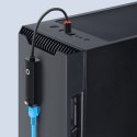 Baseus Lite Series zewnętrzna karta sieciowa USB Typ C - RJ-45 1Gbps (1000Mbps) czarny (WKQX000301) Baseus