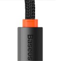 Baseus Lite Series zewnętrzna karta sieciowa USB Typ C - RJ-45 1Gbps (1000Mbps) czarny (WKQX000301) Baseus