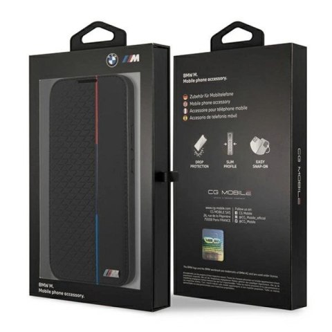 Etui BMW M Collection Triangles na Samsung Galaxy S22+ - czarne BMW