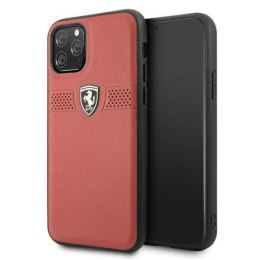 Etui Ferrari Off Track Leather na iPhone 11 Pro - czerwone Ferrari