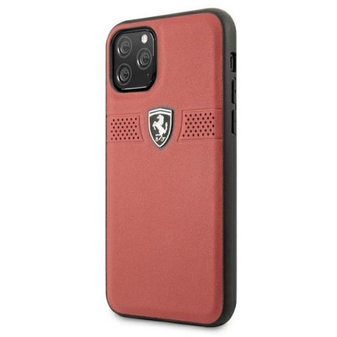 Etui Ferrari Off Track Leather na iPhone 11 Pro - czerwone Ferrari