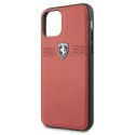 Etui Ferrari Off Track Leather na iPhone 11 Pro - czerwone Ferrari