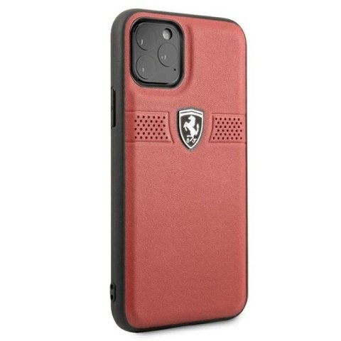 Etui Ferrari Off Track Leather na iPhone 11 Pro - czerwone Ferrari