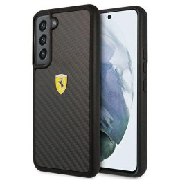 Etui Ferrari On Track Real Carbon na Samsung Galaxy S22+ - czarne Ferrari