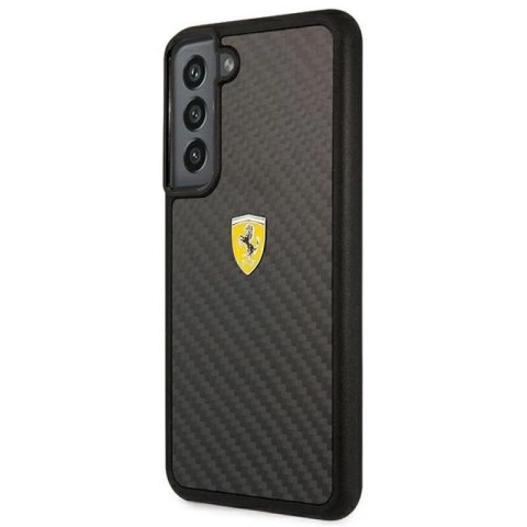 Etui Ferrari On Track Real Carbon na Samsung Galaxy S22+ - czarne Ferrari