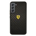 Etui Ferrari On Track Real Carbon na Samsung Galaxy S22 - czarne Ferrari