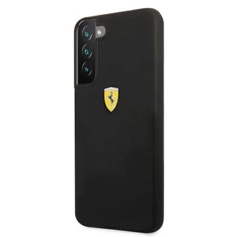 Etui Ferrari On Track Silicone na Samsung Galaxy S22+ - czarne Ferrari