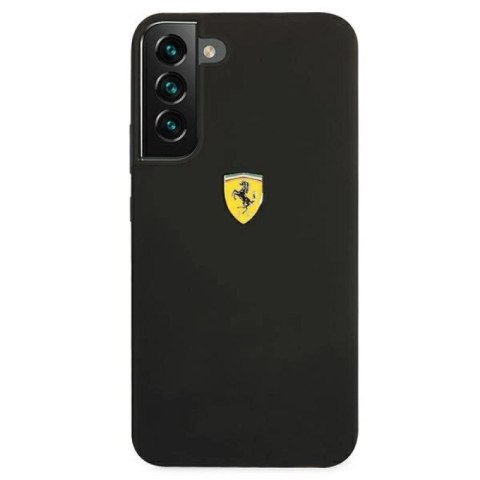 Etui Ferrari On Track Silicone na Samsung Galaxy S22+ - czarne Ferrari