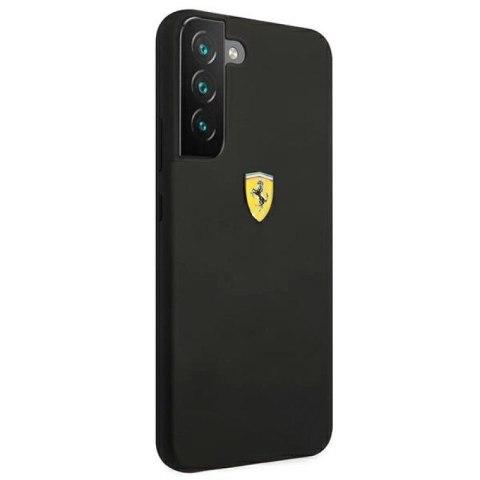 Etui Ferrari On Track Silicone na Samsung Galaxy S22+ - czarne Ferrari