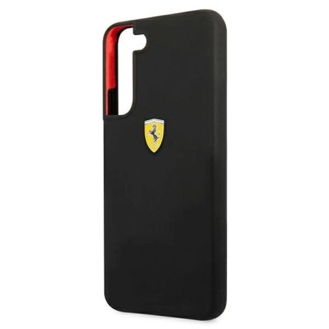 Etui Ferrari On Track Silicone na Samsung Galaxy S22+ - czarne Ferrari