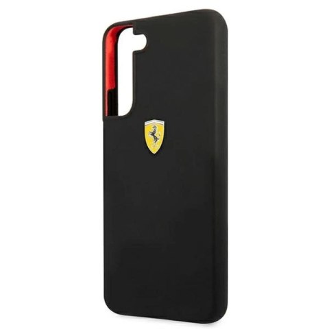 Etui Ferrari On Track Silicone na Samsung Galaxy S22 - czarne Ferrari