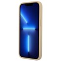Etui Guess Saffiano Triangle Logo na iPhone 13 Pro / iPhone 13 - beżowe Guess