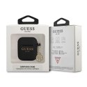 Etui Guess Silicone Charm 4G Collection na AirPods 1/2 - czarne Guess
