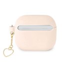 Etui Guess Silicone Charm Heart Collection na AirPods 3 - różowe Guess