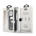 Etui Karl Lagerfeld Iconik Karl na iPhone 13 Pro / iPhone 13 - czarne Karl Lagerfeld