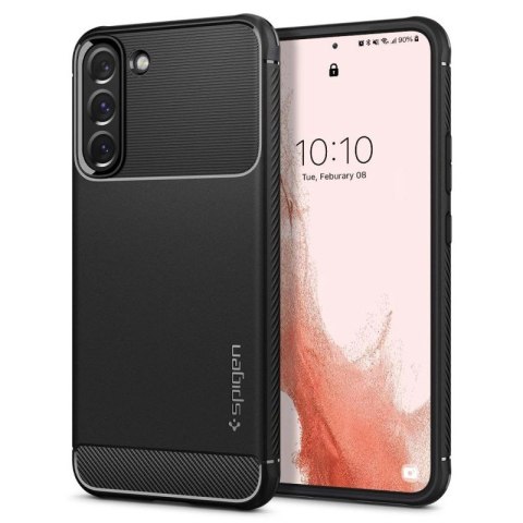 Etui Spigen Rugged Armor na Samsung Galaxy S22 - czarny mat Spigen