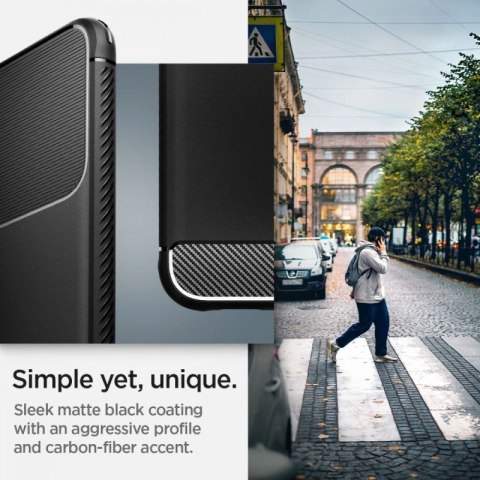Etui Spigen Rugged Armor na Samsung Galaxy S22 - czarny mat Spigen