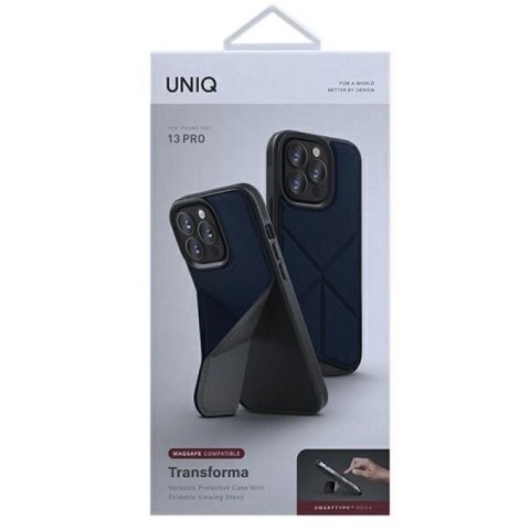 Etui UNIQ Transforma MagSafe na iPhone 13 Pro / iPhone 13 - niebieskie UNIQ