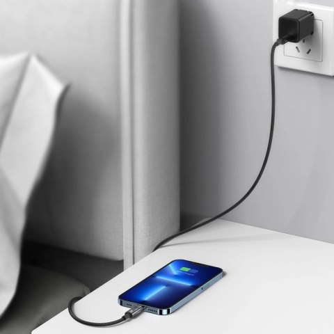 Kabel Baseus CATS000003 Lightning - USB-C 20W 480Mb/s 1m - niebieski Baseus