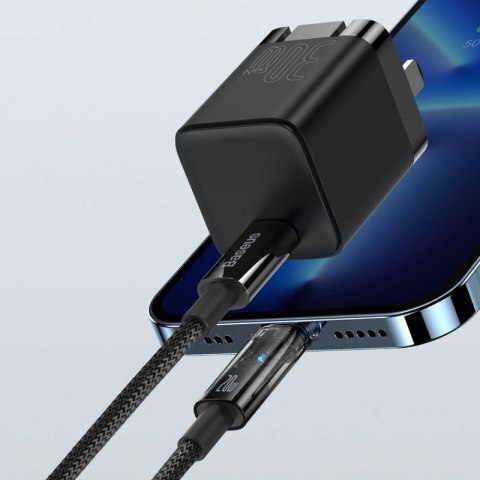 Kabel Baseus CATS000003 Lightning - USB-C 20W 480Mb/s 1m - niebieski Baseus