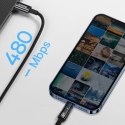Kabel Baseus CATS000003 Lightning - USB-C 20W 480Mb/s 1m - niebieski Baseus