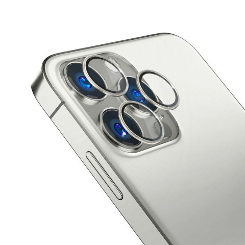 Osłona aparatu 3mk Lens Protection Pro na iPhone 13 Pro / iPhone 13 Pro Max - srebrna