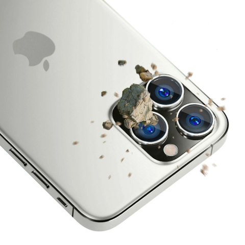 Osłona aparatu 3mk Lens Protection Pro na iPhone 13 Pro / iPhone 13 Pro Max - srebrna