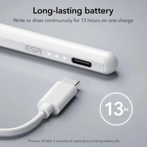 Rysik ESR Digital+ Magnetic Stylus Pen do iPada - biały ESR