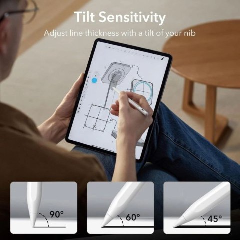 Rysik ESR Digital+ Magnetic Stylus Pen do iPada - biały ESR
