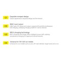Baseus Golden Contactor Pro ładowarka samochodowa USB-A + 2x USB-C 65W ciemnoszary (CGJP010013) Baseus