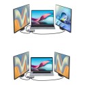 Baseus Metal Gleam Series stacja dokująca HUB 7 w 1 USB Typ C - 1 x HDMI / 1 x VGA / 3 x USB 3.2 Gen. 1 / 1 x Power Delivery / 1 Baseus