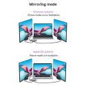 Baseus Metal Gleam Series stacja dokująca HUB 7 w 1 USB Typ C - 1 x HDMI / 1 x VGA / 3 x USB 3.2 Gen. 1 / 1 x Power Delivery / 1 Baseus