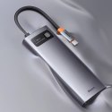 Baseus Metal Gleam Series stacja dokująca HUB 7 w 1 USB Typ C - 1 x HDMI / 1 x VGA / 3 x USB 3.2 Gen. 1 / 1 x Power Delivery / 1 Baseus