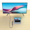 Baseus Metal Gleam Series stacja dokująca HUB 7 w 1 USB Typ C - 1 x HDMI / 1 x VGA / 3 x USB 3.2 Gen. 1 / 1 x Power Delivery / 1 Baseus