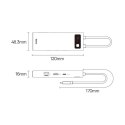 Baseus Metal Gleam Series stacja dokująca HUB 7 w 1 USB Typ C - 1 x HDMI / 1 x VGA / 3 x USB 3.2 Gen. 1 / 1 x Power Delivery / 1 Baseus