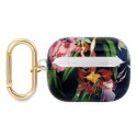 Etui Guess Flower Strap Collection na AirPods Pro - niebieskie Guess