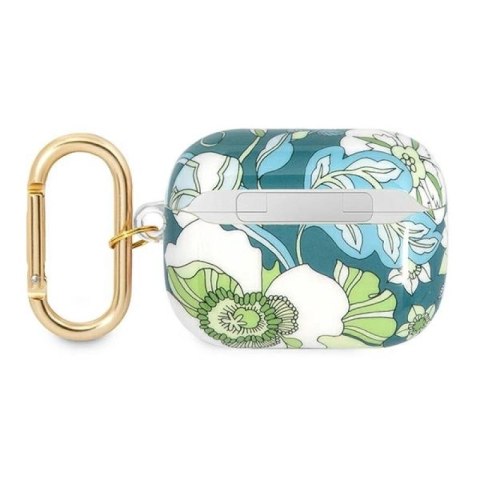 Etui Guess Flower Strap Collection na AirPods Pro - zielone Guess
