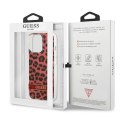 Etui Guess Leopard na iPhone 13 Pro / iPhone 13 - czerwone Guess