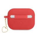 Etui Guess Silicone Charm Heart Collection na AirPods Pro - czerwone Guess