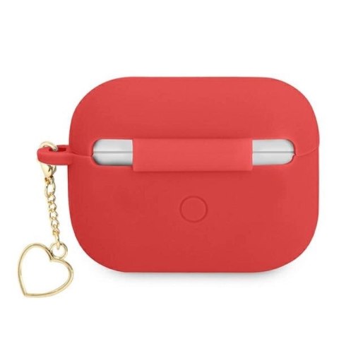 Etui Guess Silicone Charm Heart Collection na AirPods Pro - czerwone Guess
