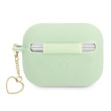Etui Guess Silicone Charm Heart Collection na AirPods Pro - zielone Guess