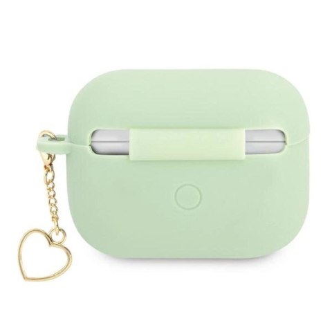 Etui Guess Silicone Charm Heart Collection na AirPods Pro - zielone Guess
