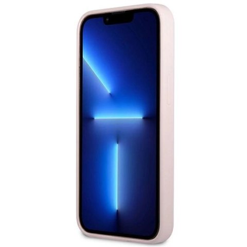 Etui Guess Silicone Triangle na iPhone 13 Pro Max - fioletowe Guess