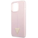 Etui Guess Silicone Triangle na iPhone 13 Pro Max - fioletowe Guess