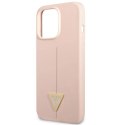 Etui Guess Silicone Triangle na iPhone 13 Pro Max - różowe Guess