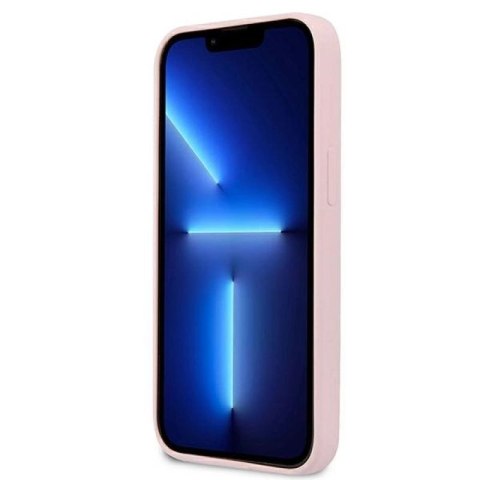 Etui Guess Silicone Triangle na iPhone 13 mini - fioletowe Guess
